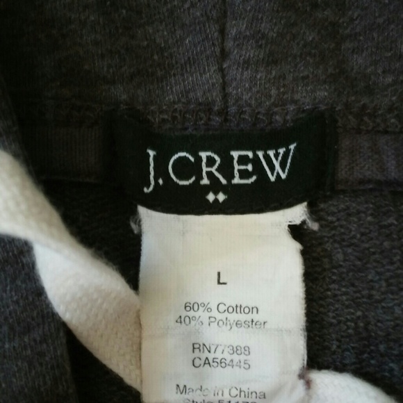 J. Crew Grey hoodie - Picture 2 of 4